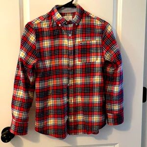 Crown & Ivy Boys Plaid Long Sleeved button down